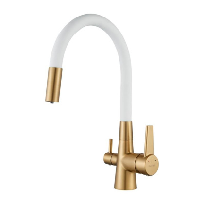 Смеситель для кухни с гибким изливом Shevanik S668G