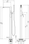 Смеситель Timo Selene 2210/03Y-CR напольный Смеситель Timo Selene 2210/03Y-CR напольный