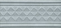 Бордюр LAA004 Пикарди голубой структура 6,7*15*10(1уп/28шт), шт