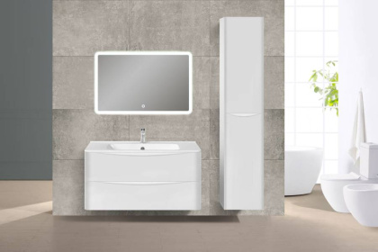 База под раковину Paola 1000 подвесная, 2 выкатных ящика soft close, G.White База под раковину Paola 1000 подвесная, 2 выкатных ящика soft close, G.White