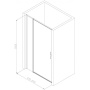 Душевая дверь Allen Brau Priority 100 3.31006.BBA черный браш Душевая дверь Allen Brau Priority 100 3.31006.BBA черный браш