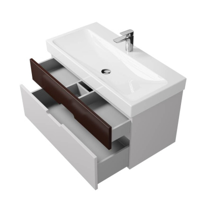 Тумба под раковину Creto Malibu Chocolate Soft 100 Тумба под раковину Creto Malibu Chocolate Soft 100