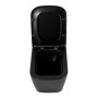 ARDENTE-C Унитаз подвесной безободковый с креплением, черный матовый, BB3202CHR-MB