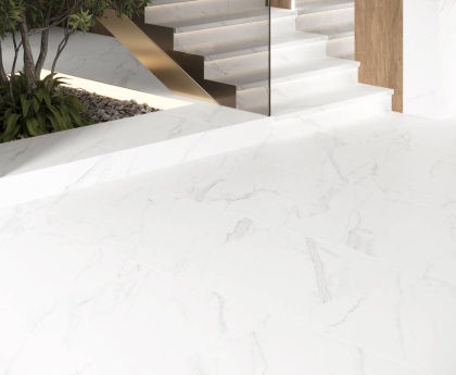 Airy White Керамогранит белый 80х160 матовый карвинг