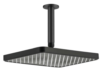 Верхний душ потолочный 305х205мм AQUATEK, матовый черный AQ2071MB 