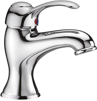 LIRA-M-LS1-01 Смеситель для раковины с донным клапаном, хром LIRA-M-LS1-01 Смеситель для раковины с донным клапаном, хром