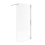Стенка изогнутая walk-in Vidoq 85 см (хром) Стенка изогнутая walk-in Vidoq 85 см (хром)