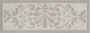 Декор HGD\B503\15147 Монсанту 2 серый светлый (15см*40см*8мм) (10шт/0,6м2) орнамент, шт