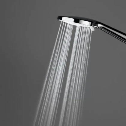 Душевая колонна круглая FONTE на 2 потока без смесителя, хром