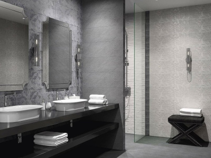 Плитка настенная 13051R Гренель серый темный обрезной 30*89,5*11(5шт/1,343м2), м2