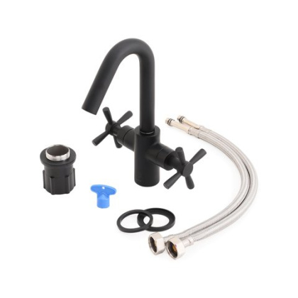 Смеситель для раковины Orange Mia M34-011b черный Смеситель для раковины Orange Mia M34-011b черный