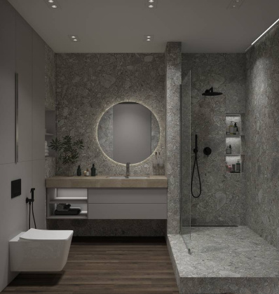 Керамогранит Ceppo di Gré Greige rett. MQW0 75х75