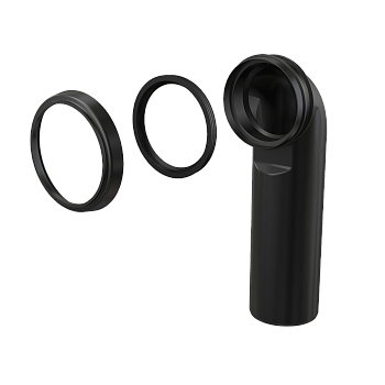 Колено стока 90 - Slim комплект