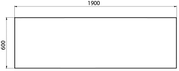 Акриловая ванна 1Marka Linea 165х85 L 01лин16585л