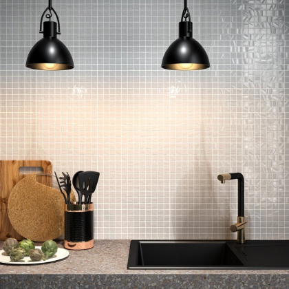 Мозайка Темари 20058 серебро 29,8*29,8*3,5 (12шт/1,066м2), м2