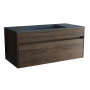 База под раковину Chiara 1000 подвесная, 1 выкатной ящик soft-close, C.Oak