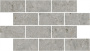 Декор Чеппо ди Гре мозаичный серый матовый обрезной 34,6x20x0,9