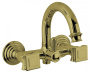 OLIMP-VD-02-O Смеситель для ванны, бронза, ручки бронза