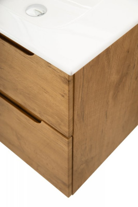 Тумба с раковиной подвесная BelBagno ETNA-H60 60 Rovere Nature, раковина белая