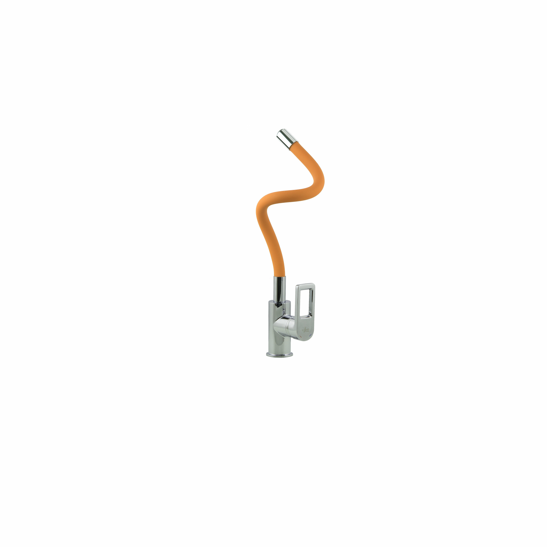 Смеситель Rossinka Z35-35U-Orange для кухни с гибким цветным изливом Смеситель Rossinka Z35-35U-Orange для кухни с гибким цветным изливом