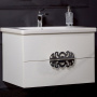 Тумба 80см*43,5 WHITE (керам.моноблок) 830-080-WH Boheme Тумба 80см*43,5 WHITE (керам.моноблок) 830-080-WH Boheme