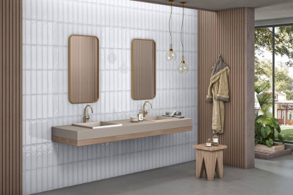 Керамическая плитка MONTE WHITE 10x40, Monte