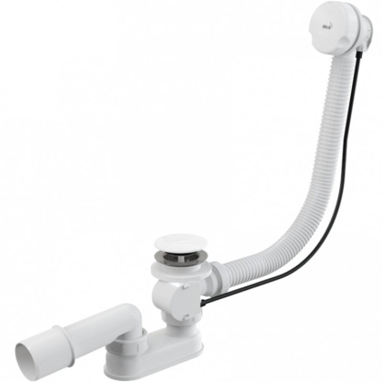 Сифон для ванны автомат комплект, белый