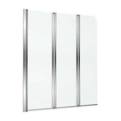 Шторка для ванны EXCELLENT Fliper 120 см (хром) левая