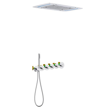 Душевая система Timo Saona SX-2319/00SM скрытого монтажа с термостатом, хром