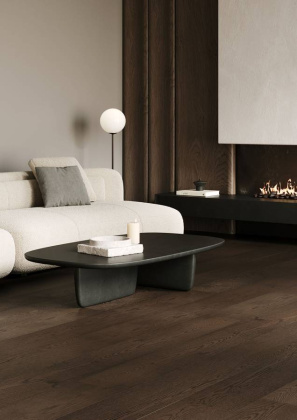 Кварцевый паркет QUARTZ PARQUET Престиж 1258-03 Дуб Трюфельный 700-1900*190*7мм,1,2 мм,Браш,фаска