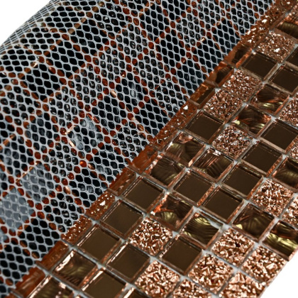 Мозаика Bonaparte Стеклянная Mirror Bronze 30х30 см