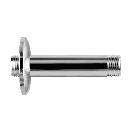 Держатель для лейки верхнего душа, потолочный, высота 10 см, нерж. сталь/хром, блистер Держатель для лейки верхнего душа, потолочный, высота 10 см, нерж. сталь/хром, блистер