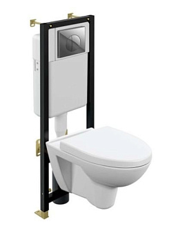 Унитаз с инсталляцией Cersanit Parva Co Dpl Eo 64229