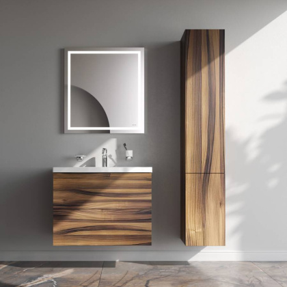 База под раковину подвесная с 2 ящиками, 54х75х40,8 см, коричневая, M90FHX0752HF