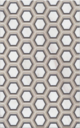 Декор AD\A396\6343 Гран Пале геометрия 25см*40см*6,9мм (1уп/10шт/), шт