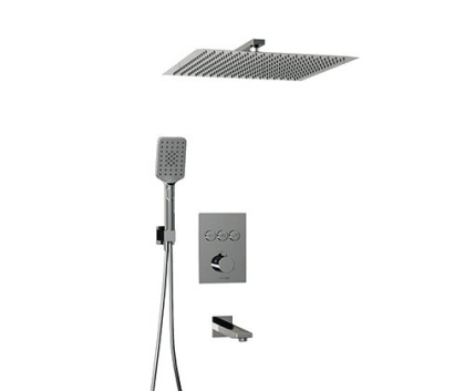 A171919 Встраиваемый комлплект для ванны с верхней душевой насадкой, лейкой и изливом A171919 Встраиваемый комлплект для ванны с верхней душевой насадкой, лейкой и изливом