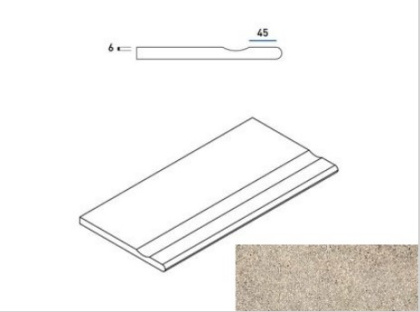 Дезерт Борт.30X60 С Выемкой Закруглён Дезерт Борт.30X60 С Выемкой Закруглён
