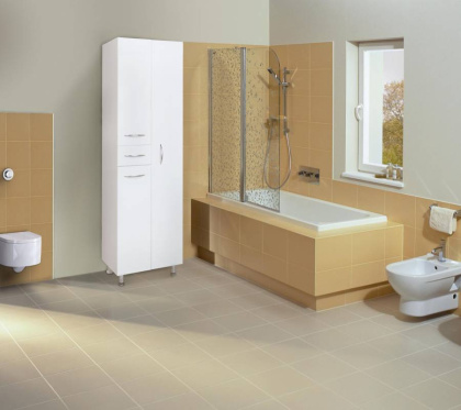 Пенал Onika Модерн 52 напольный, белый, универсальный