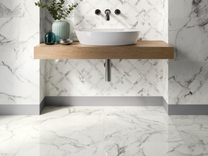 Плитка Victorian Marble White GLS 7R 20х20