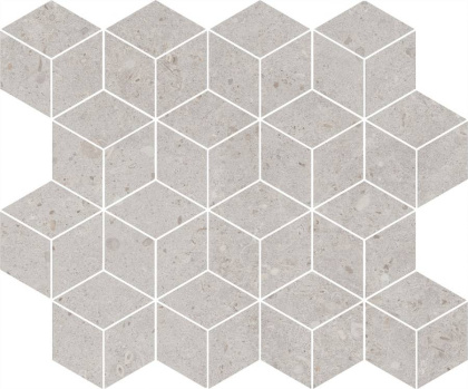 Декор Риккарди мозаичный серый светлый матовый 45x37,5x1 Декор Риккарди мозаичный серый светлый матовый 45x37,5x1