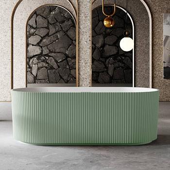 Ванна из литьевого мрамора Abber Stein 170х75 AS9601MCG