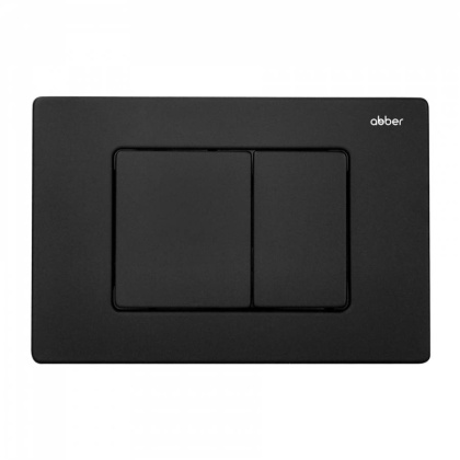 Кнопка смыва ABBER AC0120MB черная матовая Кнопка смыва ABBER AC0120MB черная матовая