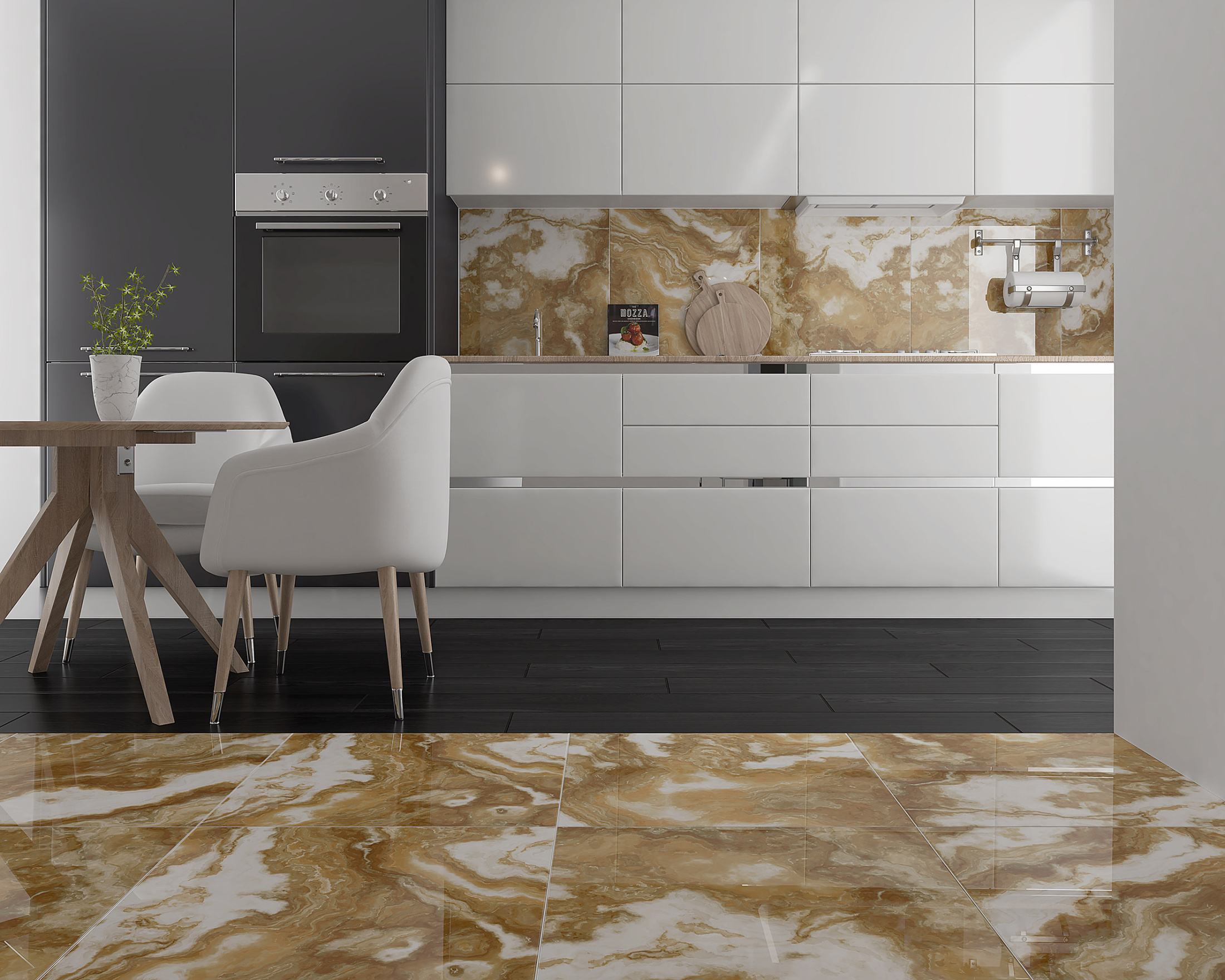 Керамогранит Tabu черный 40х40 (11шт_1,76м2), м2