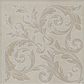 Декор HGD\A500\SG1687 Монсанту бежевый светлый (40,2см*40,2см*8мм) (4шт/0,646м2) орнамент, шт