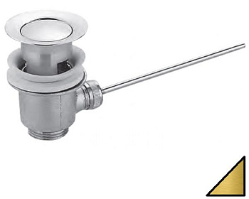 Донный клапан Paffoni ZSCA002GF золото