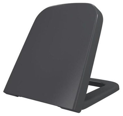 Сиденье с крышкой Scala, дюропласт, плав.опускание, матовый антрацит, A0322-020, шт