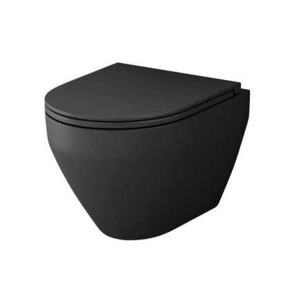 IS49038.701700MB Инсталляция с клавишей Pro L черн. матовый с подвесным унитазом Spirit V2.0 FlashClean черн мат