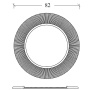 Зеркало SHINE серебро d82 528-SL Boheme Зеркало SHINE серебро d82 528-SL Boheme
