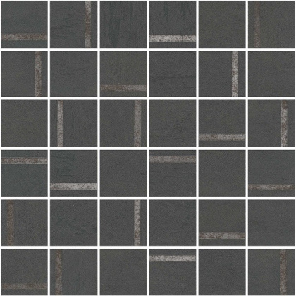 Декор Гварди 2 мозаичный антрацит матовый обрезной 30x30x0,9 Декор Гварди 2 мозаичный антрацит матовый обрезной 30x30x0,9