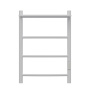 Полотенцесушитель электрический Point Афина PN04846PW П3 400x600 с полкой, диммер справа, белый